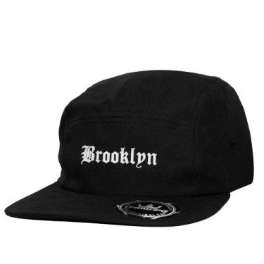 Imagem de Boné Overking Five Panel Brooklyn Preto