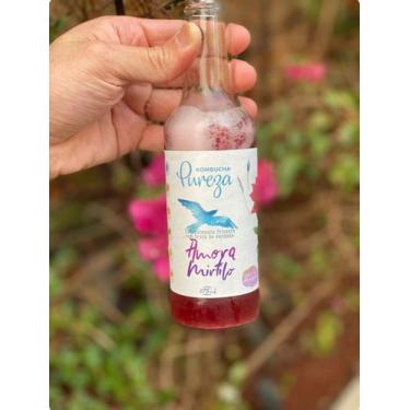 Imagem de Kombucha de Amora com Mirtilo - 355ml - Kombucha Pureza, 500g, 275ml