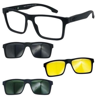 Imagem de Oculos Mormaii Swap NG2 6153 Preto Fosco Com 3 Clipons, Cinza, G15, No