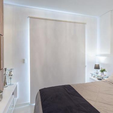 Imagem de Persiana Rolo (2,80Larg. X 2,50Alt.) Blackout Branco - Vogaflex, Rolo,