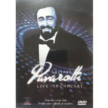 Imagem de DVD - Luciano Pavarotti Live - In Concert - USA Records