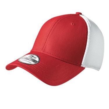 Imagem de Boné vermelho e branco simples - MG LOJAS