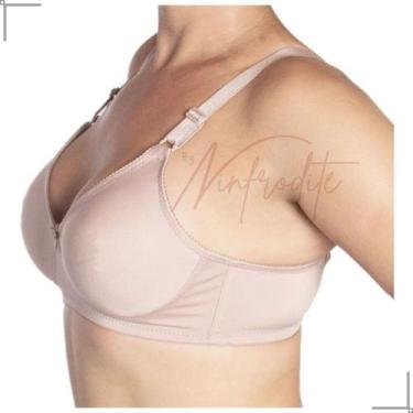 Imagem de Sutia Ajustavel Sem Bojo Sem Aro Lateral Larga Fecho Duplo - Joia Moda