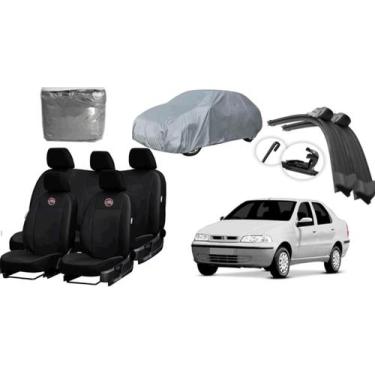 Imagem de Kit Completo de Capa Siena 96-03 + Acessórios de Parabrisa - Aero Prin