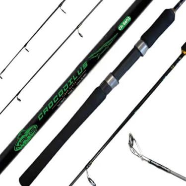 Imagem de Vara de Pesca Makis Crocodilus Fibra Vidro Maciça 1,80m 40lb - Makis F