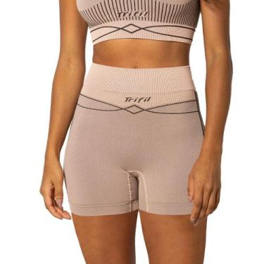 Imagem de Shorts Feminino Trifil Sem Costura Adulto Moda Fitness Academia Treino