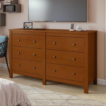 Imagem de Cômoda 6 Gavetas 162 X 92cm Maggiore New - Móveis Lopas