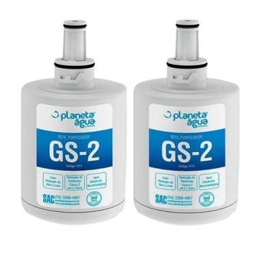 Imagem de Kit 2 Refil Filtro Planeta Água Compatível Refrigerador - Planeta Agua