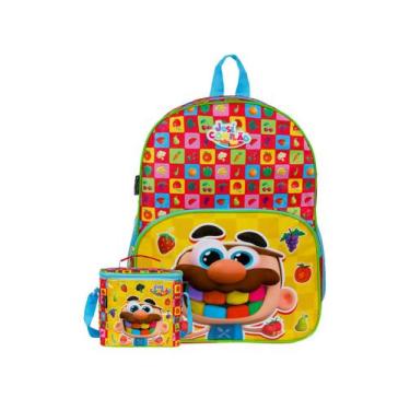Imagem de Kit Escolar Mochila Costas + Lancheira José Comilão Original - Dermiwi