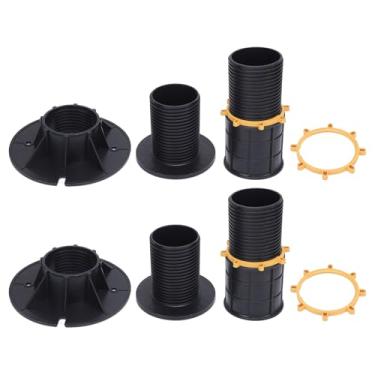 Imagem de Perna de Suporte de Cama Ajustável, 2 Conjuntos de Pernas Resistentes Em PP de 8,66 pol. a 14,17 pol., Excelente Estabilidade para Ripas de Madeira e Estruturas de Metal, Fácil