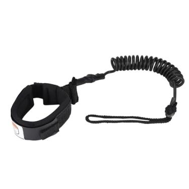 Imagem de Trela ​​de Perna Flexível, Trela de pé, para Prancha de Bodyboard e Surf (Preto)