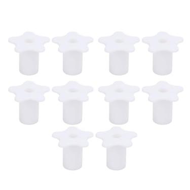 Imagem de 10 Peças de Ilhós de Parede Starlink, Kit de Roteamento de Cabo de Silicone,Acessórios para Organizar Cabos de Proteção,ilhó de Parede para Cabo Ethernet