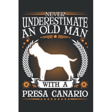 Imagem de Presa Canario Tagesplaner: Presa Canario Alter Mann Dogo Canario/Kalender 2022 / Wochenplaner Tagesplaner Planer/Planungsbuch To-Do-Liste / 6x9 Zoll / 100 ausfüllbare Seiten