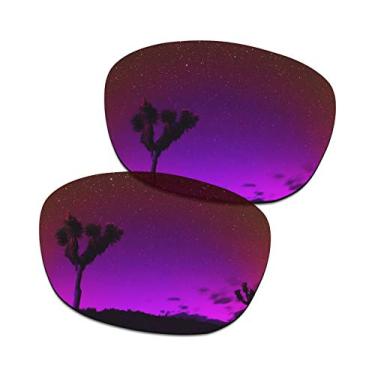 Imagem de SmartVLT Óculos de sol femininos de substituição para óculos de sol Oakley Drop In OO9232 - Mais opções, Midnight Sun, Tamanho �nico