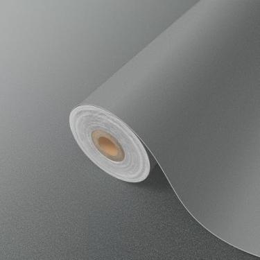 Imagem de Yancorp Papel de contato cinza claro de 59,9 cm x 10 m, papel de parede de vinil removível para armários, gavetas e bancadas, papel de contato para armários, papel de parede cinza claro descascar e