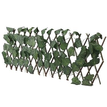 Imagem de Sebes Artificiais à Prova d'água, Cerca de Simulação, Rede Retrátil, Varanda de Madeira, Cercas Decorativas Pesadas, Decoração de Jardim, Folha, Cobertura de Pátio, Plantas