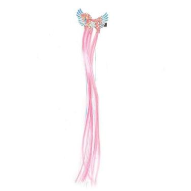 Imagem de Enfeite de Cabelo - Carnaval - Mecha Unicórnio - Rosa - 01 UN - Cromus
