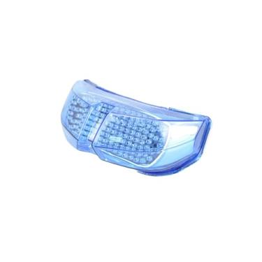 Imagem de TOPZONE Adequado para Yamaha FZ1/ FZ1-N FAZER/ FZ1-S FAZER/FZS1000 FZ1; 2006-2013-2014-2015; Luz traseira de LED, luz traseira de freio, sinais de seta integrados (azul, 1. Lanterna traseira LED +