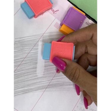 Imagem de Borracha Escolar colors 2 unidades  volta as Aulas - Win Paper, Verde