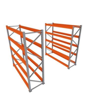 Imagem de Mini Porta Pallet Prateleira Reguláveis 750 kg Pallete Conjunto Porta 