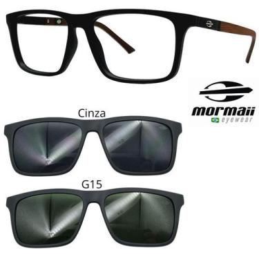 Imagem de Armação de Grau Mormaii Swap 4 6112 AFW com 2 Clipons CG, Afw