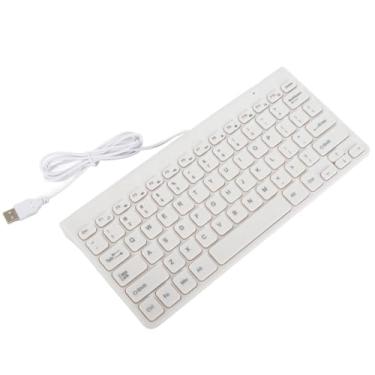 Imagem de Teclado de Cabo USB MAUS SET COMBO Ultra Thin (Branco)