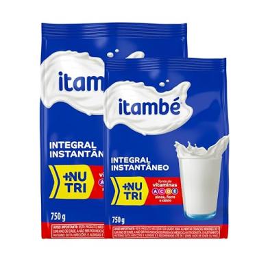 Imagem de 2 Unid Leite em pó Integral Instantâneo + Nutri Vitaminas Itambé 750g