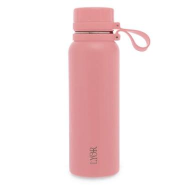 Imagem de Garrafa Térmica de Aço Inox Explorer 650ml - Lyor - Rojemac, Rosa
