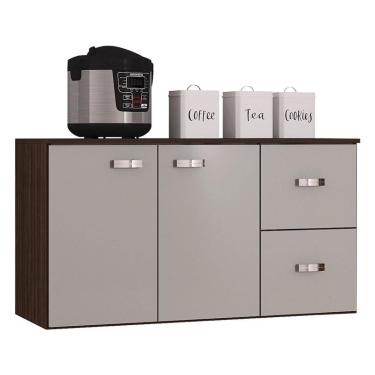 Imagem de Balcão Suspenso Julia Chocolate Off White – Poquema