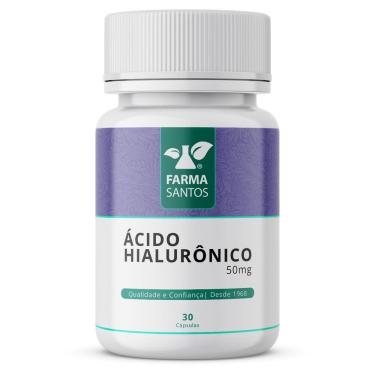 Imagem de Ácido Hialurônico 50mg 30 Cápsulas
