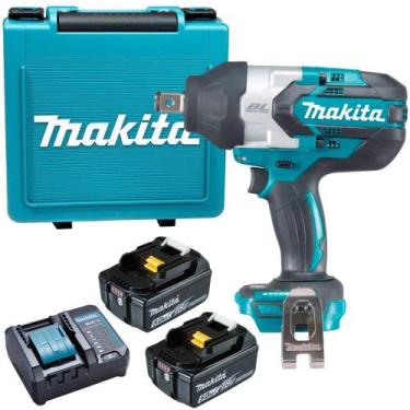 Imagem de Chave de Impacto a Bateria com 2 Baterias Carregador e Maleta MAKITA, 