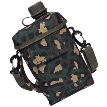 Imagem de Garrafa de água para esportes, garrafa de água de viagem - 2l Sobrevivência ao ar livre chaleira,Farme de esportes de larga portátil com alça de ombro para atividades ao ar livre, camping, caminhada,