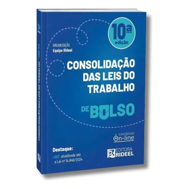 Imagem de Consolidacao Das Leis Do Trabalho - Clt De Bolso