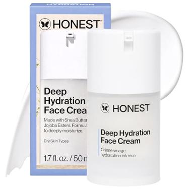 Imagem de Honest Beauty Deep Hydration Face Cream with Baobab Seed Oil & Shea Butter | Hypoallergenic + Dermatologist Tested Non-comedogenic & Cruelty free|1.69 fl. oz.