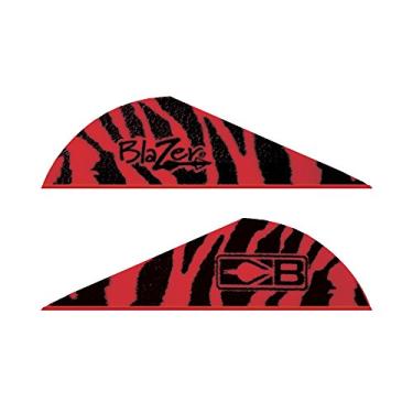 Imagem de Bohning Blazer Tiger Archery Vane (pacote com 100), vermelho