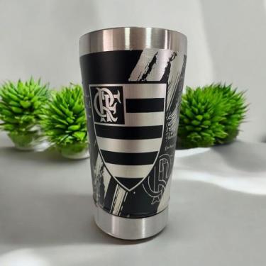 Imagem de Copo Térmico 473 ml Personalizado Flamengo - Sem Marca