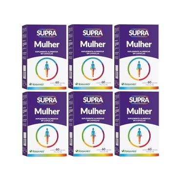 Imagem de Kit 6 Supra Mulher Suplemento Alimentar 60 Cáps. - Herbamed