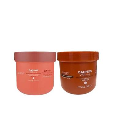 Imagem de Kit Arvensis Cachos Naturais - Geleia Ativadora Forte 500g + Máscara 2