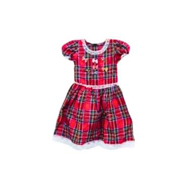 Imagem de Vestido infantil xadrez festa junina - Tok d' Casa, Xadrez, Único
