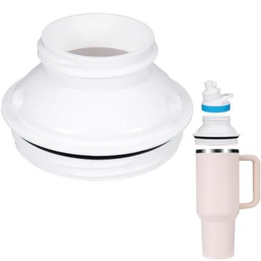 Imagem de Aobiono Adaptador De Garrafa Água Para Copo Stanley Quencher 30 Oz Cir-Kul, Acessórios Conversão Tampa, Plástico Sem Bpa, Vedação Silicone Grau Alimentício À Prova Vazamentos (Para - Branco 1 Peça)