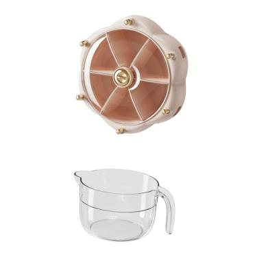 Imagem de WeiLaiKeQi 6 Recipiente de arroz hermético Caixa de cereais Organização de cozinha para armazenamento de grãos secos Jarra Dispensador de alimentos secos