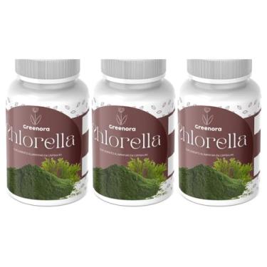 Imagem de Clorella 500mg - 120 Cápsulas | Suplemento Natural | Sugestão de Uso: 3 Cápsulas Antes das Refeições (Kit 3)