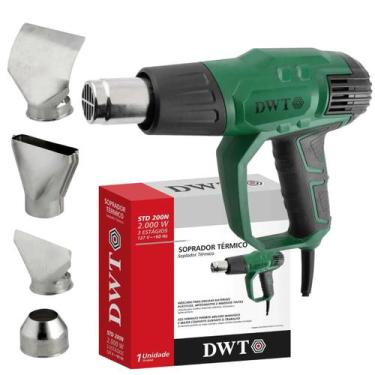 Imagem de Soprador de Ar Quente para Moldar Cano de PVC 2000W Potente - DWT, 110