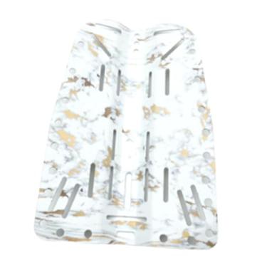 Imagem de Colaxi Placa traseira para colete de mergulho com 3 mm de espessura, 1" e 2" com fendas para alça de virilha, liga de alumínio 5052, substituição, Style a