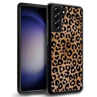 Imagem de YiXinBB Capa compatível com Samsung Galaxy S24 Plus, estampa de leopardo Y design de luxo, capa rígida de policarbonato à prova de choque e anti-arranhões para Samsung Galaxy S24 Plus