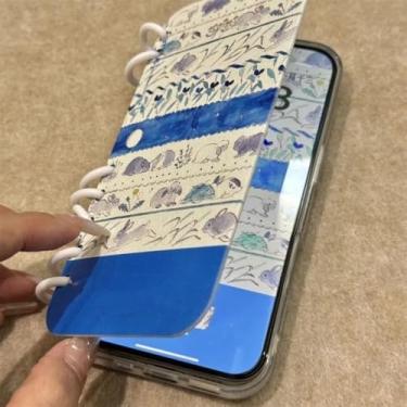 Imagem de Capa protetora para iPhone 16 Pro 14 13 15 Pro Max Capa em formato de caderno para iPhone 14 11 12 Funda,SBK,touming,A2867,Para iphone 13Pro