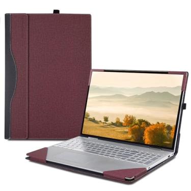 Imagem de Capa para laptop 2024 Microsoft Surface Laptop 7 13.8 (modelo 7ª edição: 2036 2107) capa removível para notebook bolsa de computador capa protetora PU (vinho, 13,8)