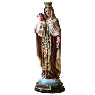 Imagem de Sacro, Imagem Nossa Senhora Do Carmo Resina Importado 30cm