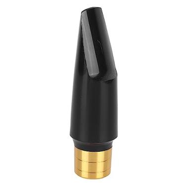 Imagem de Bocalista de saxofone GRCFUMO, suporte de cigarro do saxofone, abdominais de cabeça saxofone destacável e bocal de bocal de cabeça de tenor de metal e teto de metal Substituição