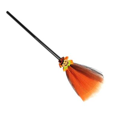 Imagem de Vassoura De Bruxa Para Crianças Pequenas,Vassoura Para Fantasia De Bruxa Infantil - Acessório Festa E Fantasia Meninos E Meninas Brincadeira Fingir